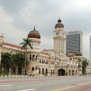 Maleisie-Kuala-Lumpur-Sultan-Abdul-Samad-gebouw