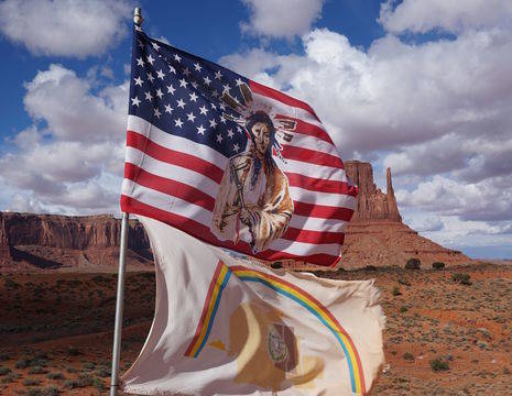 Amerika-Monument-Valley-Vlag