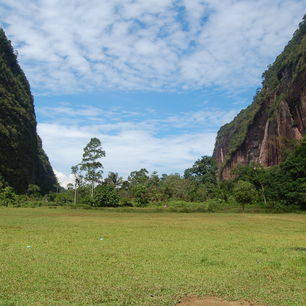 Sumatra-Haraukloof-landschap