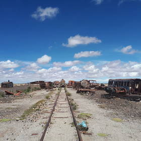 Het treinkerkhof bij Uyuni