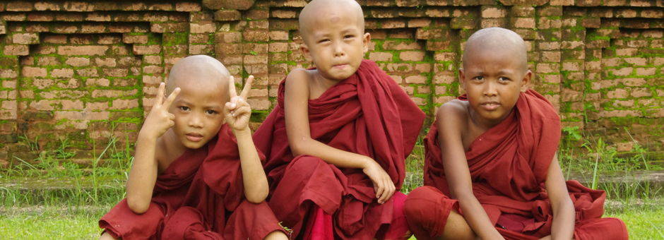 Myanmar-Mandalay-monnik kindjes(13)