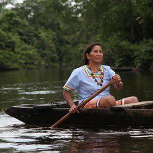 Ecuador-Amazone-Kichwa-stam-vrouw
