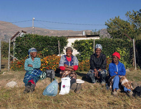 Even uitrusten na het harde werken, Clarens, Zuid-Afrika