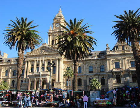 Het mooie stadhuis van Kaapstad, Zuid-Afrika