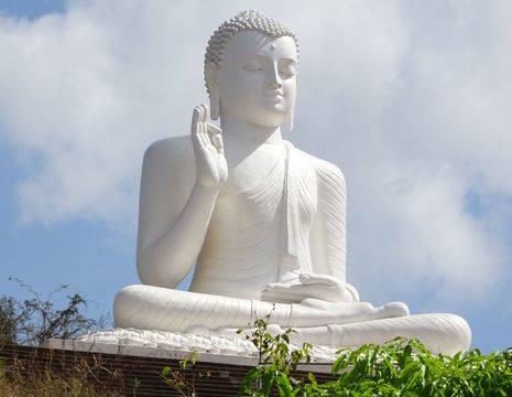 Sri-Lanka-Habarana-witte-buddha_1