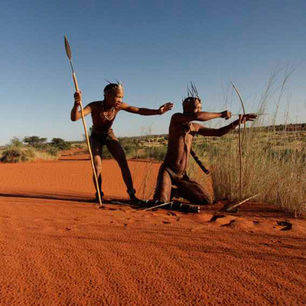 Kalahari Bushmen hunting