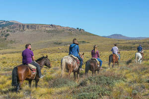 Paardrijden bij Bariloche