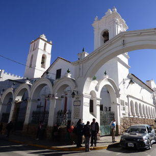 Koloniale-gebouwen-in-Sucre-Bolivia