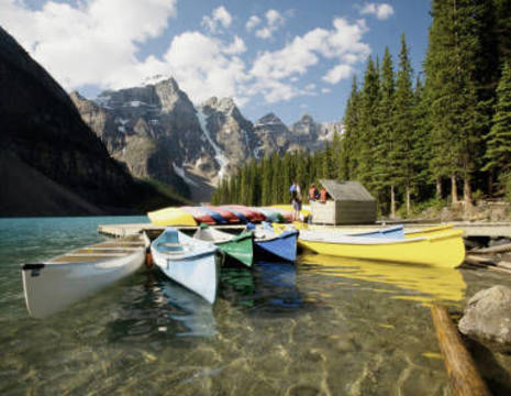 Huur een kano in Banff National Park