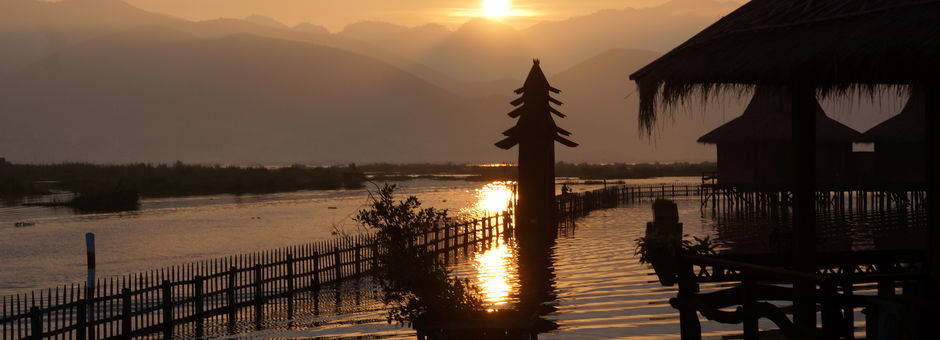 Myanmar-Inle Lake-zonsondergang(13)