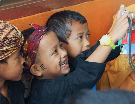 Indonesie-Java-3-kinderen