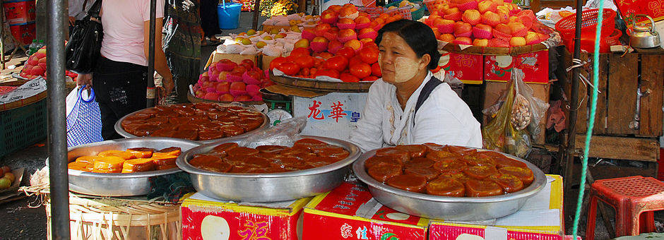 Myanmar-Yangon-locale markt(13)