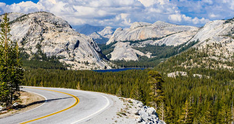 Amerika-Yosemite-Tioga-Pass