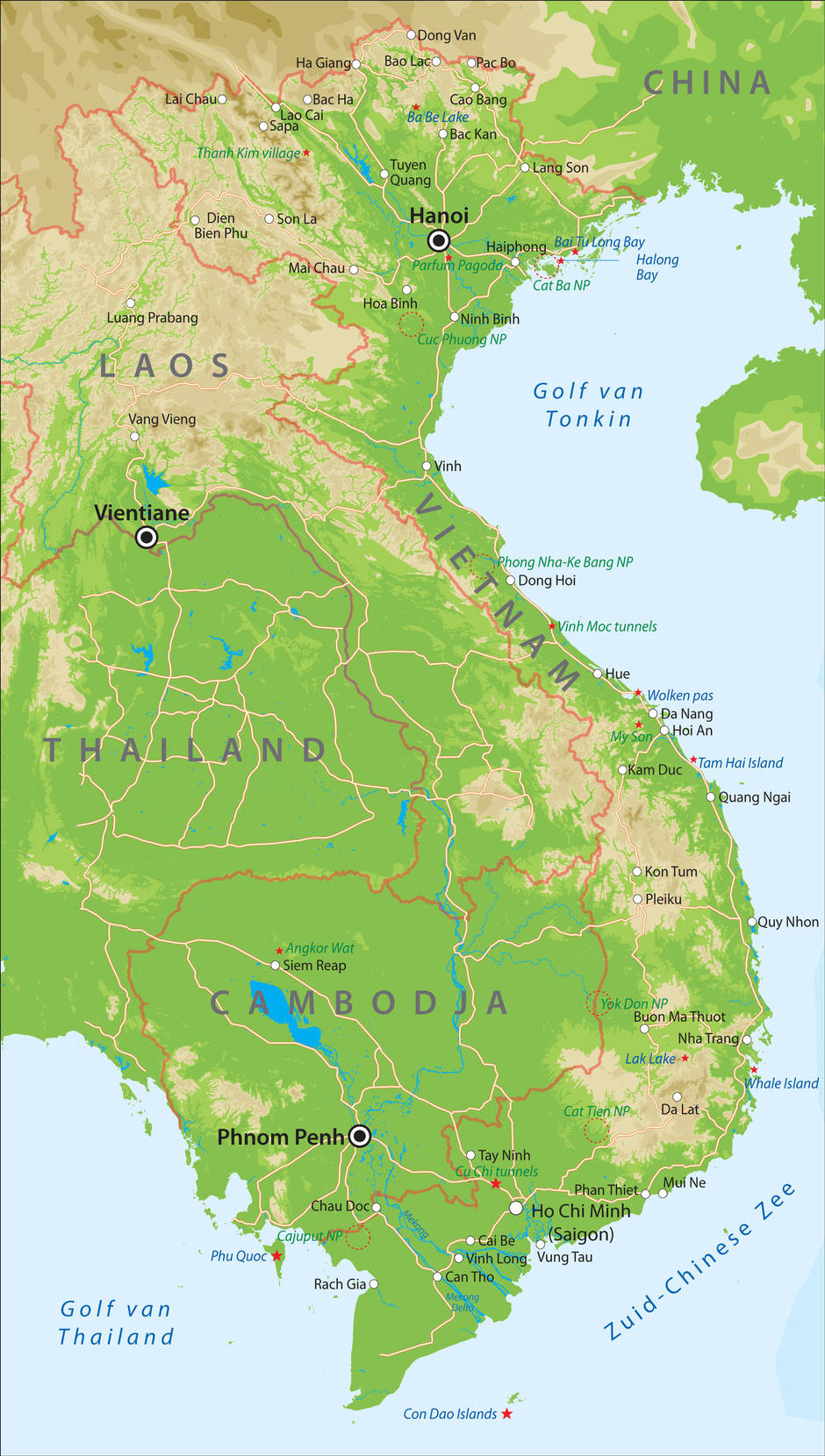 Kaarten Van Vietnam Bij Van Verre Reizen