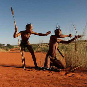 Kalahari Bushmen hunting