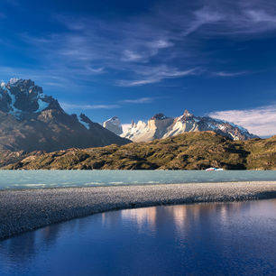 Chili-Torres-del-Paine-NP-Grey-Lake-uitzicht-gletsjer