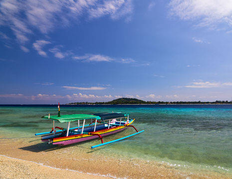 Indonesie-Lombok-Gili Meno-vissersbootje_1