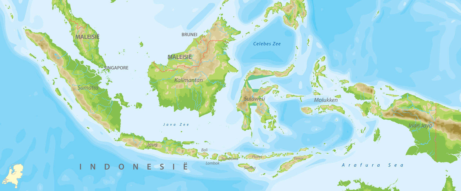 Kaarten Van Indonesie Bij Van Verre Reizen