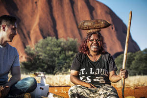 Op pad met en Aboriginal