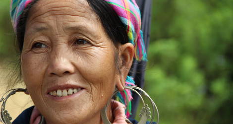 Een lokale stam in Sapa, het noorden van Vietnam