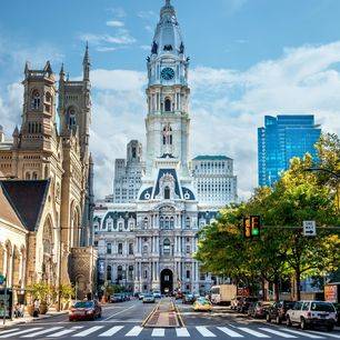 Amerika-Philadelphia-Straatbeeld