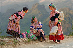 Lokale vrouwen in Sapa