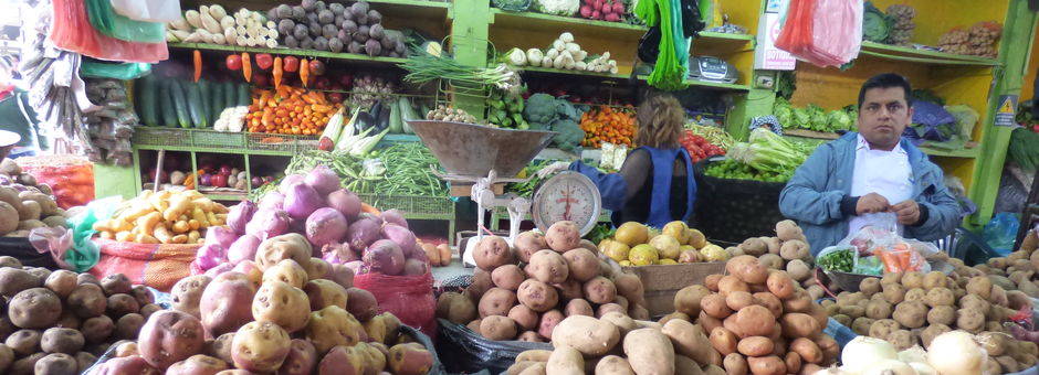 Lokale markt in Lima - Peru
