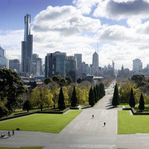 Australie-Melbourne-uitzicht-stad