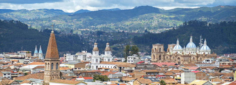 Ecuador-Cuenca-uitzicht-stad