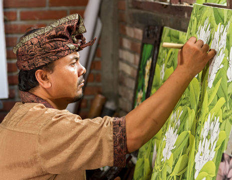 Indonesie-Bali-Ubud-schilderijen
