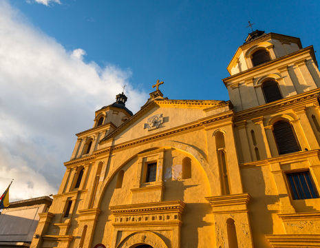 Colombia-Bogota-Iglesia-de-la-candelaria-kerk