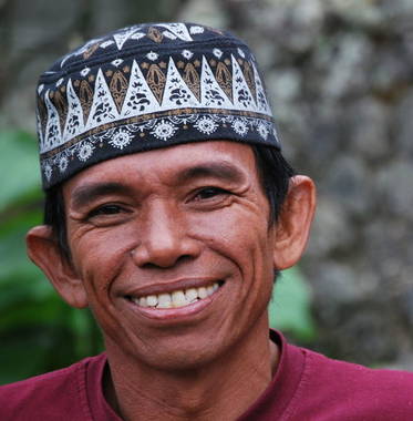 Een glimlach van een Javaan