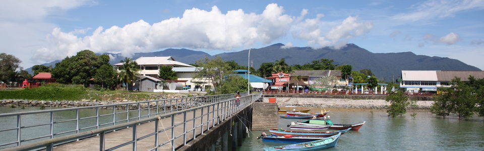 Vertrekpunt boottocht Tanjung Datu National Park