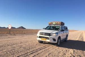 Afrika-Namibie-Daktent-Auto