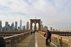 Amerika-Brooklyn-Bridge-fiets
