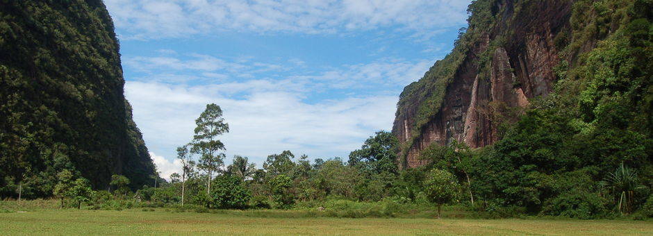 Sumatra-Haraukloof-landschap