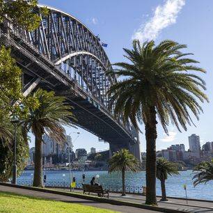 Australie-Sydney-Harbor-Bridge-boulevard