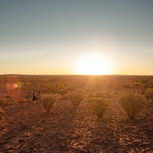 Australie-Uluru-zonsondergang