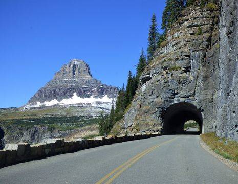 Amerika-Glacier-Autoweg