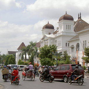 Indonesie-Java-Bandung-straat