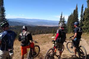Mountainbiken in de Rockies