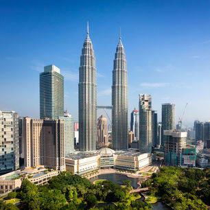 Panoramisch uitzicht over Kuala Lumpur