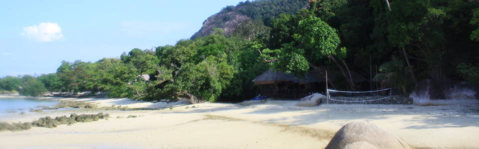 Strand bij Tioman Island