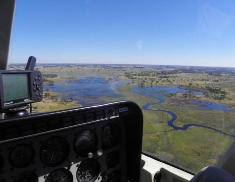 Botswana-Okavango-Delta-Vliegtuig