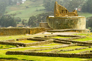 Ingapirca Inca ruïnes