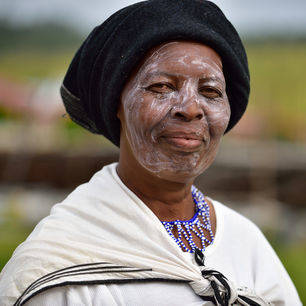 Zuid-Afrika-Xhosa-vrouw