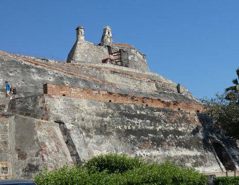 Het fort Castillo de San Felipe in Cartagena