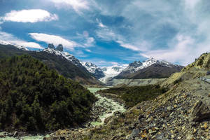 IJstrekking op de Calluqueo gletsjer